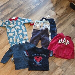 GAP Red Hoodie and Kids Clothing Set